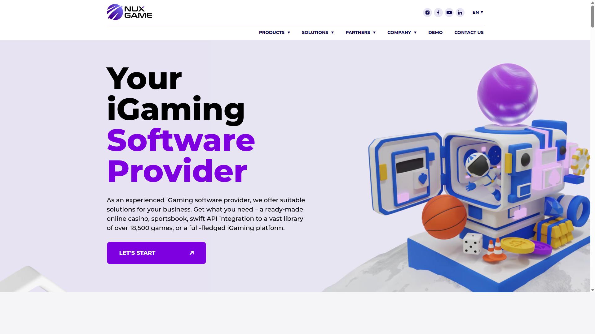 NuxGame website